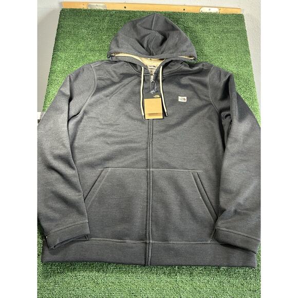 The North Face Sherpa Patrol Full Zip Hooded Jacket Mens 2XL Gray Full Zip - Picture 1 of 10